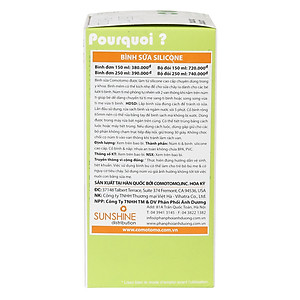 Bình Sữa Silicone Comotomo CT00013 250ml - Xanh