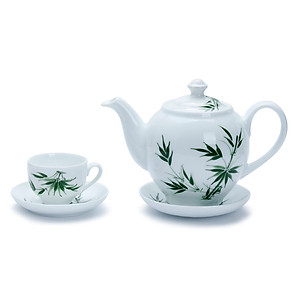 Bộ Bình Trà Trúc Gốm Sứ Bát Tràng T548-H