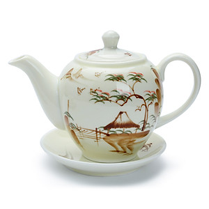 Bộ Bình Trà Cảnh Gốm Sứ Bát Tràng T541-H