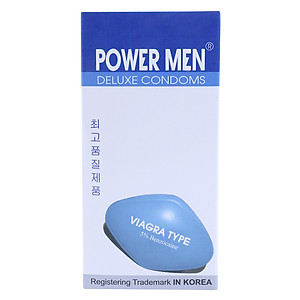 Bao Cao Su Siêu Mỏng Kéo Dài Powermen Viagra (12 Chiếc)