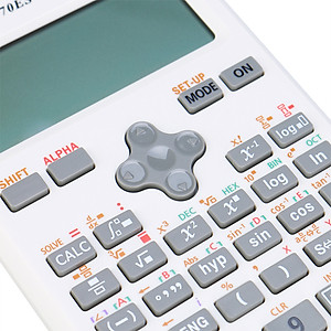 Máy Tính Học Sinh Vinacal 570ES Plus II -Xám Trắng - Hàng Chính Hãng