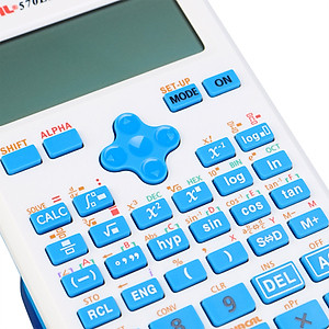 Máy Tính Học Sinh Vinacal 570ES Plus II - Xanh dương - Hàng Chính Hãng