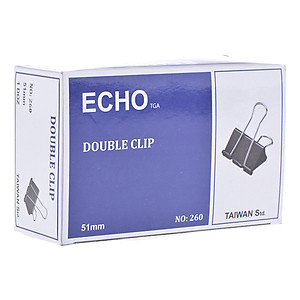 Hộp 12 Kẹp Bướm Echo 51mm