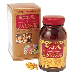 Thực Phẩm Chức Năng Tinh Chất Nghệ Mùa Xuân Và Nấm Agaricus Hộp 1300 Viên