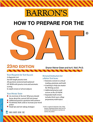 Sách Barron's SAT - 23RD Edition