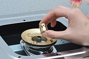 Bếp Gas Dương Rinnai RV-577BK - Bạc Inox - Hàng Chính Hãng