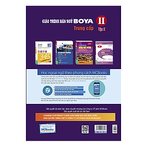 Sách Giáo Trình Hán Ngữ Boya Trung Cấp 2 (Tập 2)