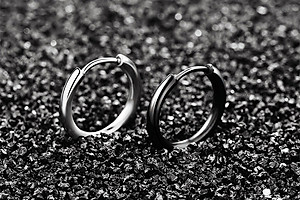 Bông Tai Khuyên Tròn Winwinshop88 BT233 (16mm) – Bạc