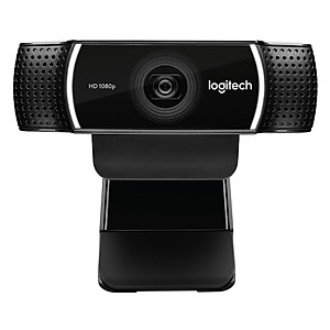 Webcam Logitech C922 Full HD 1080p - 720p/60FPS micro kép to rõ, tự động lấy nét và chỉnh sáng HD, phù hợp PC/ Laptop/ Mac - Hàng chính hãng