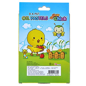 Bút Sáp Dầu Gà Vàng - Hộp Giấy HQ 18 Màu