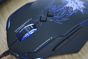 Chuột Chơi Game Có Dây Dragon War G7 3200DPI LED 8 Phím - Hàng Chính Hãng