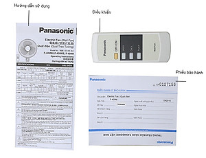 Quạt Treo Tường Có Remote Panasonic F409MB - Xanh Dương - Hàng nhập khẩu