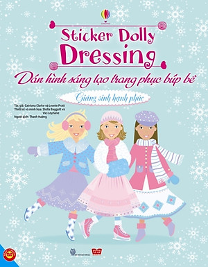 Sách Dán Hình Sáng Tạo Trang Phục Búp Bê - Giáng Sinh Hạnh Phúc