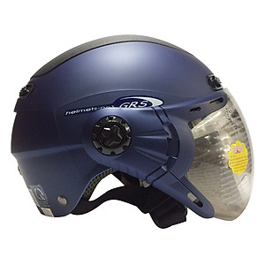 Mũ Bảo Hiểm GRS A102K - Xanh Nhám Line Đen