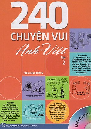 Sách 240 Chuyện Vui Anh - Việt (Tập 2) - Kèm CD