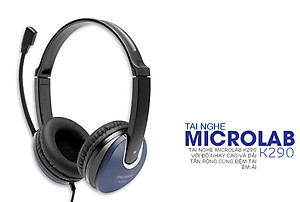 Tai Nghe Chụp Tai Microlab K290 - Hàng Chính Hãng