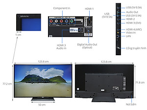 Mua Smart Tivi Cong 4K Sony 55 inch KD-55S8500D Hàng Chính Hãng