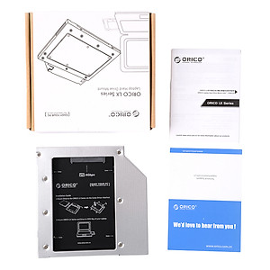 Khay Ổ Cứng Laptop (Caddy Bay) ORICO L127SS (12.7mm) - Hàng Chính Hãng
