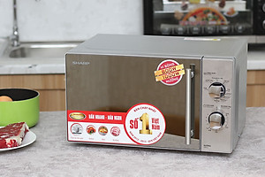 Lò Vi Sóng Có Nướng Sharp R-G227VN-M - 20L - Hàng chính hãng