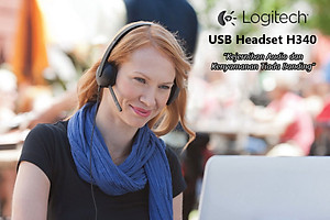 Tai nghe có dây Logitech H340 - Hàng chính hãng