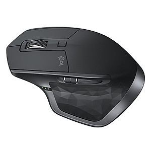 Chuột không dây Bluetooth Logitech MX Master 2s - form to, dùng mọi bề mặt, con lăn Hyperfast, sạc nhanh USB-A, phù hợp Mac/ Laptop - Hàng chính hãng