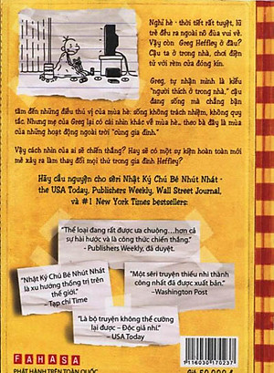 Sách Nhật Ký Chú Bé Nhút Nhát Tập 4: Mùa Hè Tuyệt Vời - Phiên bản Tiếng Việt