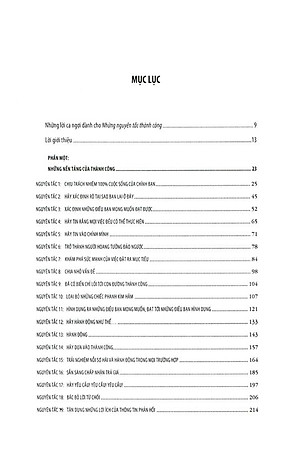 Sách Những Nguyên Tắc Thành Công - Vươn Tới Đỉnh Cao Từ Xuất Phát Điểm Hiện Tại