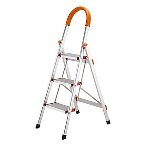 Thang Ghế Nikawa NKA-03 - 3 Bậc - 73cm - Màu Bạc