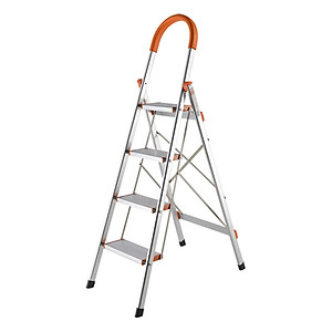 Thang Ghế Nikawa NKA-04 - 4 Bậc - 97cm - Màu Bạc