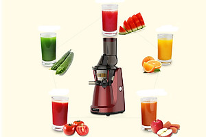 Máy Ép Chậm Kuvings NS-321CBM2 (Đỏ) - Hàng Chính Hãng