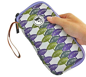 Ví Cầm Tay Mikkor Organiser Limited OL 002 - Họa Tiết Quạt