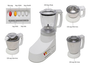 Máy Xay Ép Đa Năng Panasonic PAXD-MX-AC400WRA – 1.0 Lít - Hàng chính hãng