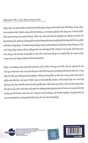 Sách Phong Cách PR Chuyên Nghiệp