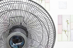 Quạt Lửng Mitsubishi R16-GV CY-GY - Xám - Hàng Chính Hãng