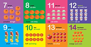 Sách 101 First Words: Numbers - Shapes - Colours (101 Từ Đầu Tiên: Chữ Số - Hình Dạng - Màu Sắc)