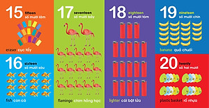 Sách 101 First Words: Numbers - Shapes - Colours (101 Từ Đầu Tiên: Chữ Số - Hình Dạng - Màu Sắc)