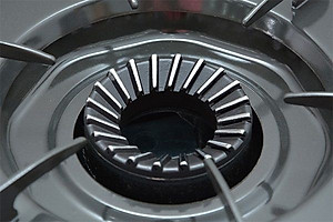 Bếp Ga Dương Đôi Rinnai RV-615Slim(G) - Xám- Hàng Chính hãng