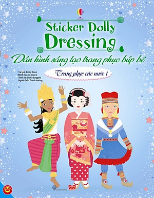 Sách Dán Hình Sáng Tạo Trang Phục Búp Bê - Trang Phục Các Nước 1