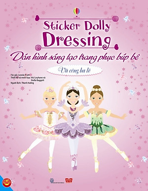 Sách Dán Hình Sáng Tạo Trang Phục Búp Bê - Vũ Công Ba Lê