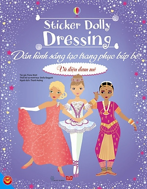 Sách Dán Hình Sáng Tạo Trang Phục Búp Bê - Vũ Điệu Đam Mê