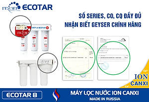 Máy lọc nước Nano Geyser ECOTAR 8 - Hàng nhập khẩu