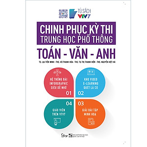 Combo Trọn Bộ 2 Cuốn Chinh Phục Kỳ Thi Trung Học Phổ Thông: Lý - Hóa - Sinh; Toán - Văn - Anh
