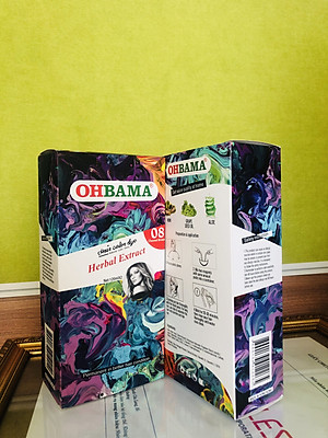 Thuốc Nhuộm Tóc Tại Nhà Thảo Mộc OHBAMA CHÍNH HÃNG với 10 màu lựa chọn Tuýp 240ml
