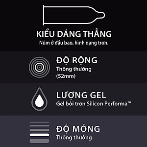 Bao cao su Durex Performa 3 bao