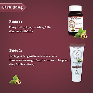 Combo 3 Thực phẩm chức năng Dân Khang Pharma Viên Uống Làm Giảm Và Phòng Ngừa Suy Giãn Tĩnh Mạch Vascovein (30 viên/hộp)