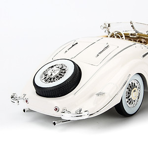 Mô Hình Xe Mercedes-Benz 500K TYP Special Roadster White 1:18 Maisto- MH 36055