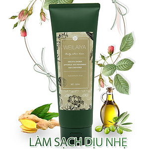 Dầu Xả Weilaiya Tinh Chất Gừng Kết Hợp Hà Thủ Ô Organic Cao Cấp hỗ trợ điều trị Rụng Tóc, Kích Thích Mọc Tóc Giảm Tóc Gãy Rụng, Dành Cho Loại Tóc Hư Tổn Xơ Gãy (200ml) - Sản phẩm chính hãng