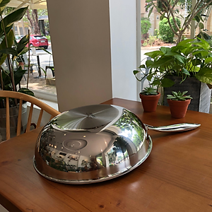 Chảo Chống Dính Inox 304 Cao Cấp Sâu Lòng Công Nghệ BlackCube Thương Hiệu Berndorf Nonstick STainless Steel Fry Wok 