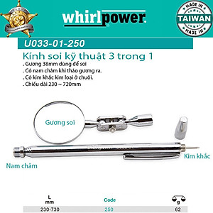 KÍNH SOI KỸ THUẬT WHIRLPOWER U033-01-250