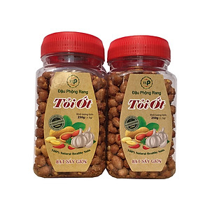 3 hũ đậu phộng sấy giòn tỏi ớt loại ngon MỖI HŨ 250G